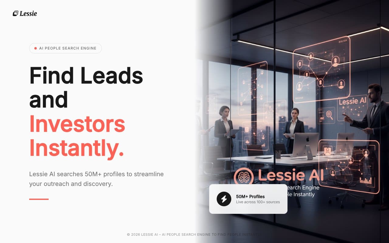 Lessie AI – AI People Search Engine