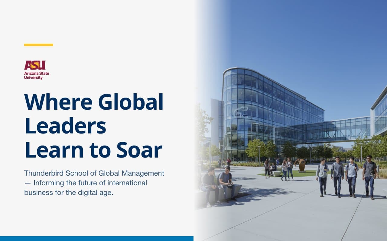 Comprehensive presentation about Thunderbird School of Global Management at Arizona State University