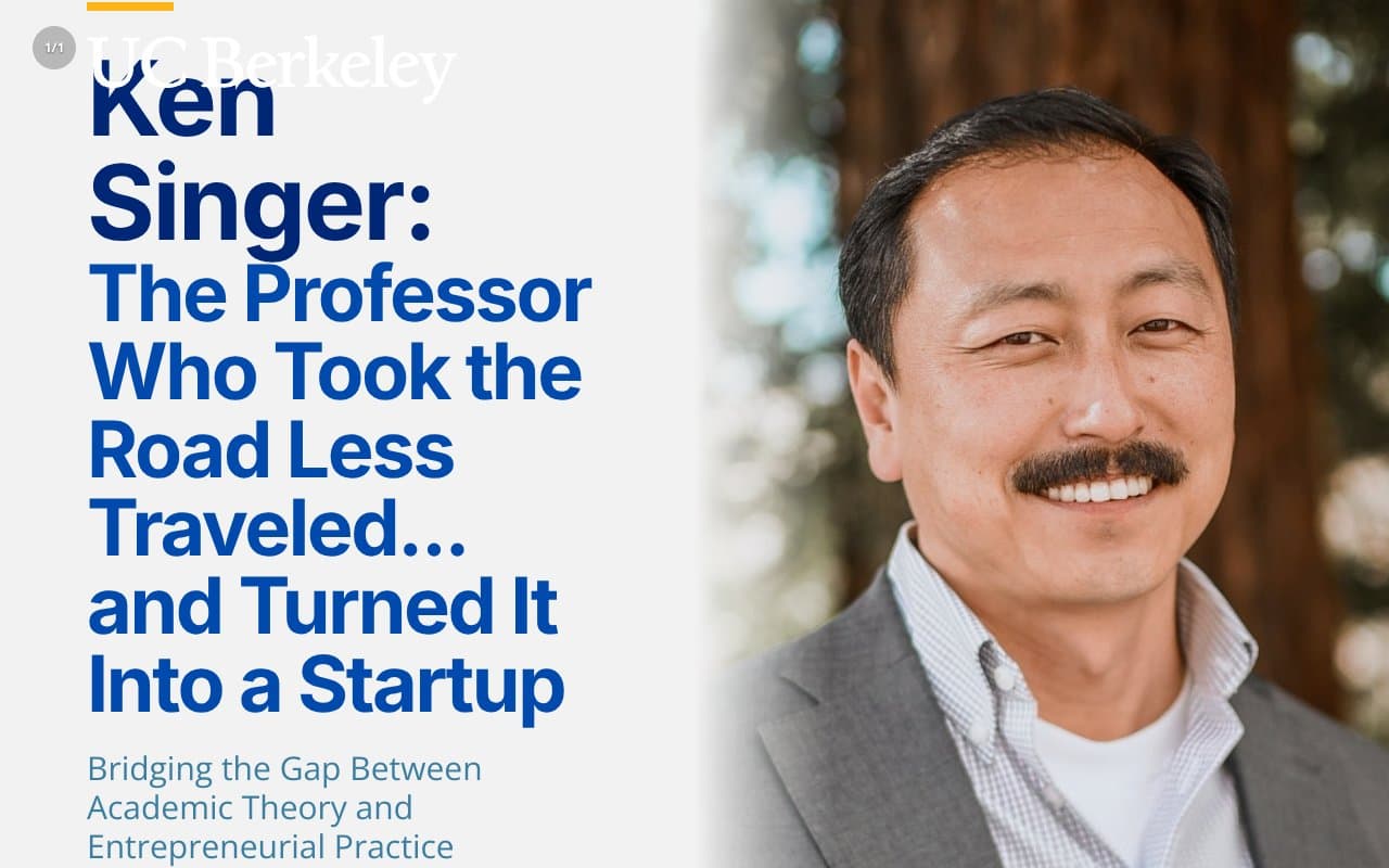 Ken Singer: Innovator in Entrepreneurship Education