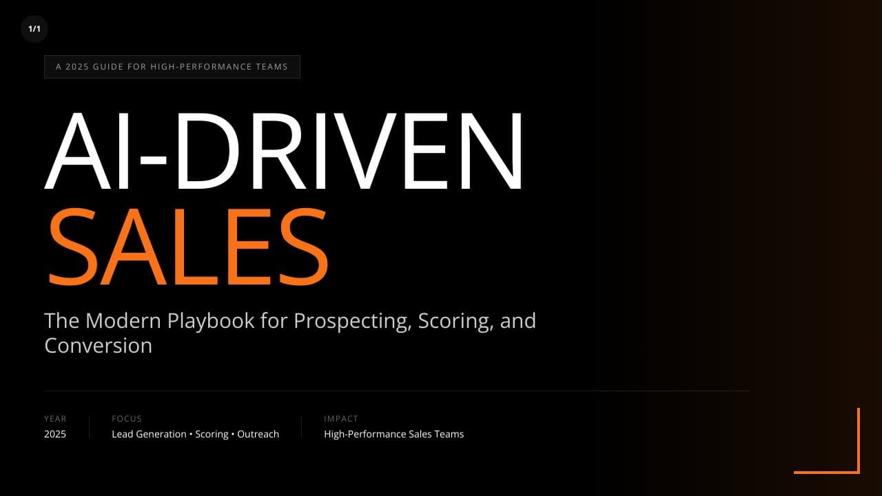 AI-Powered Prospecting: Hacking Sales Growth with Machine Learning