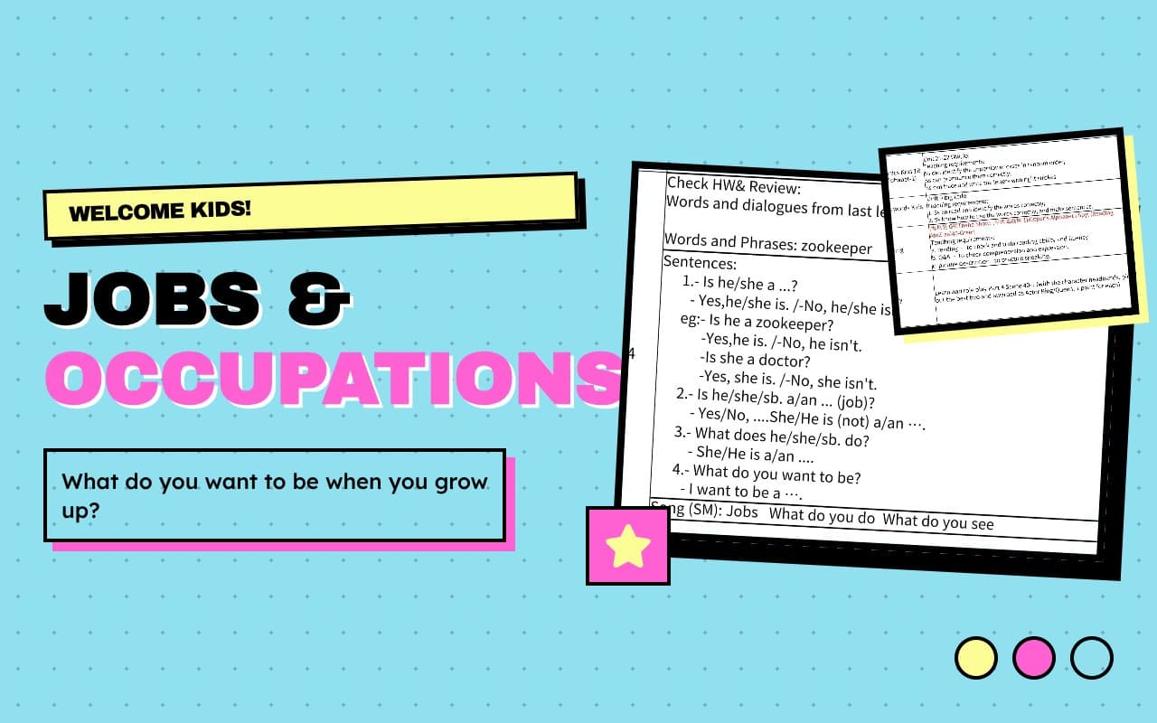 Jobs & Occupations – English Lesson