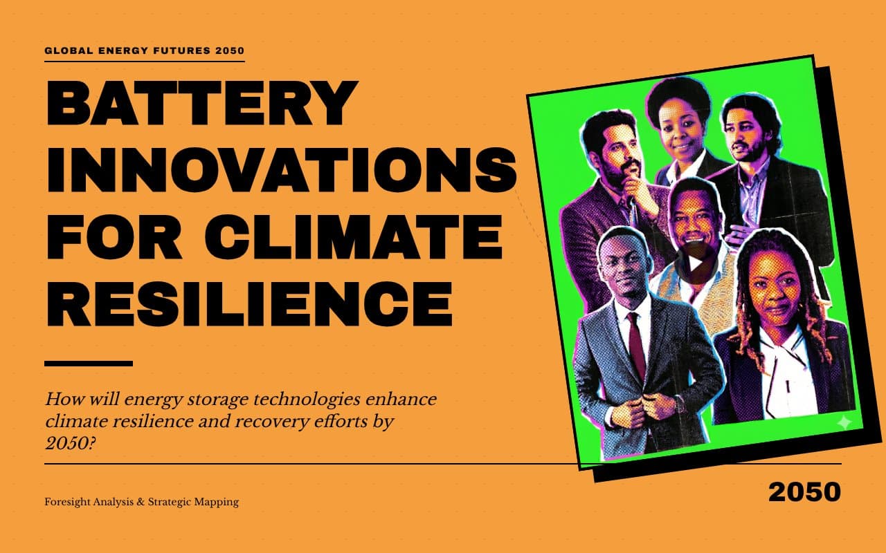 Battery Innovations for Climate Resilience