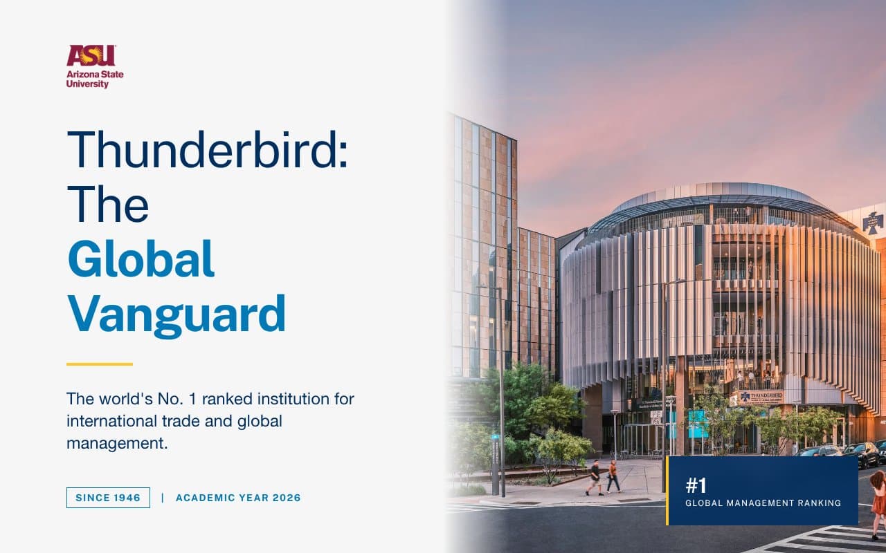 Comprehensive presentation about Thunderbird School of Global Management at Arizona State University