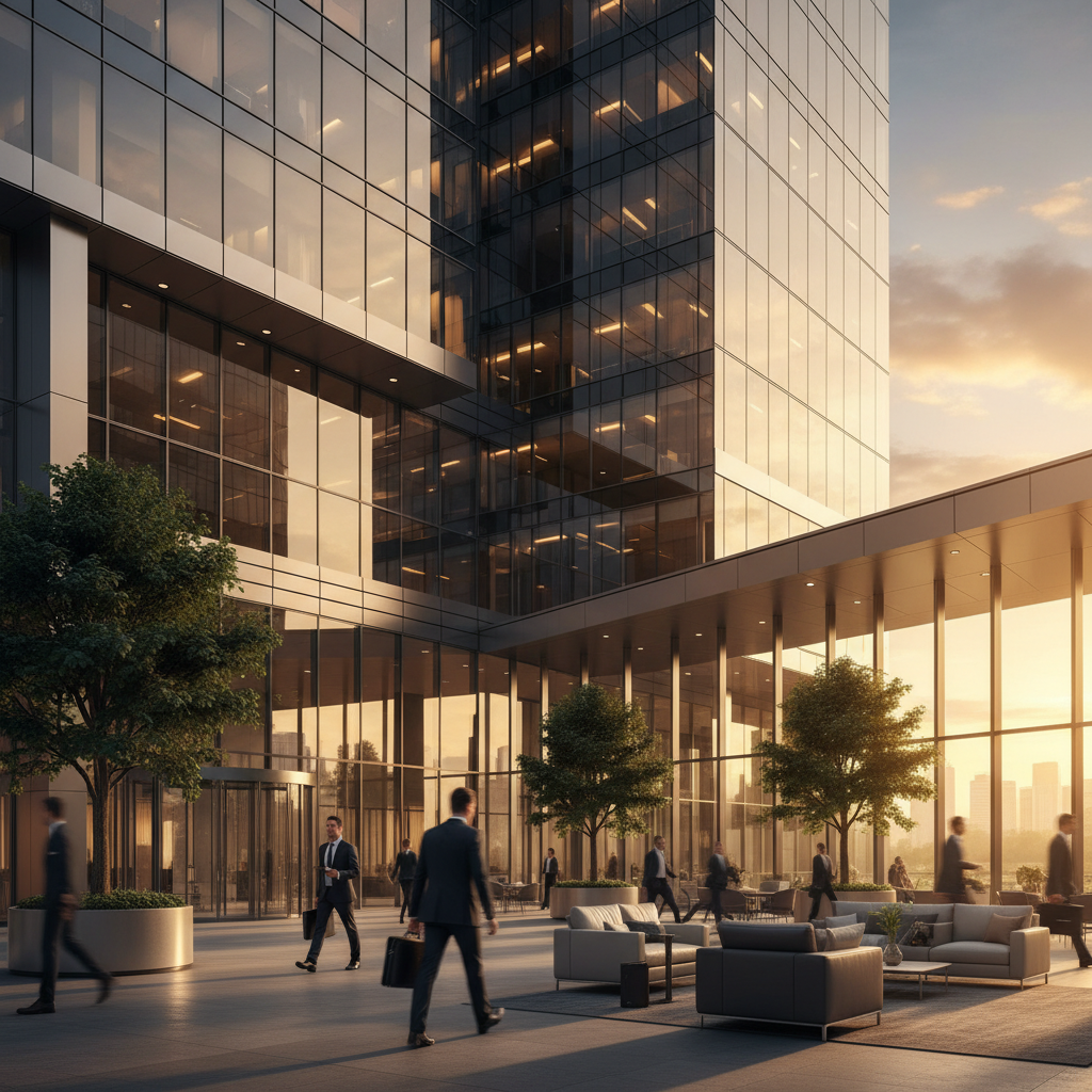 High-end modern architectural business center